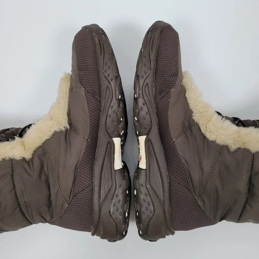 The North Face Girl's Brown Lace Up Winter Boots US Size 6